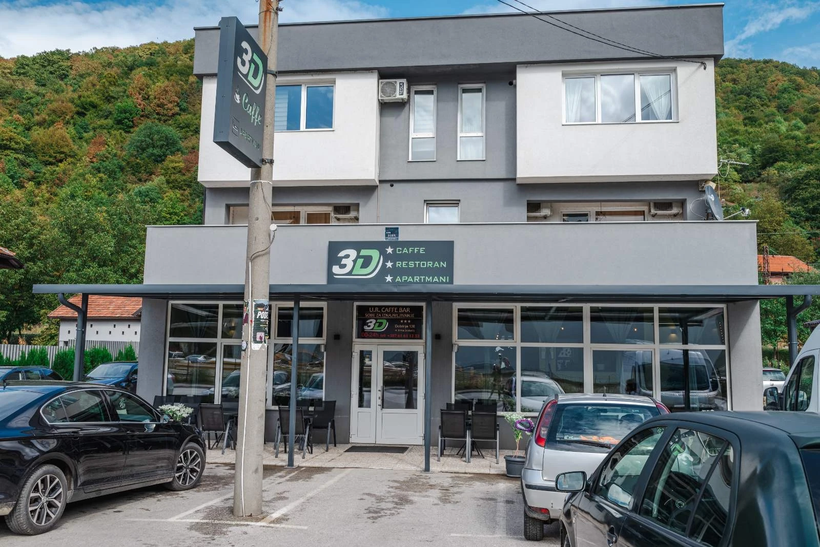 Vanjski izgled 3D Caffe & Apartmani